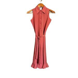 Ca va de soi sleeveless belted dress. Size 6